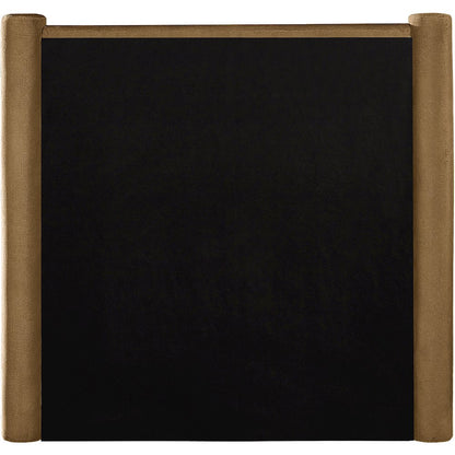 Elias Saddle Velvet Twin Bed