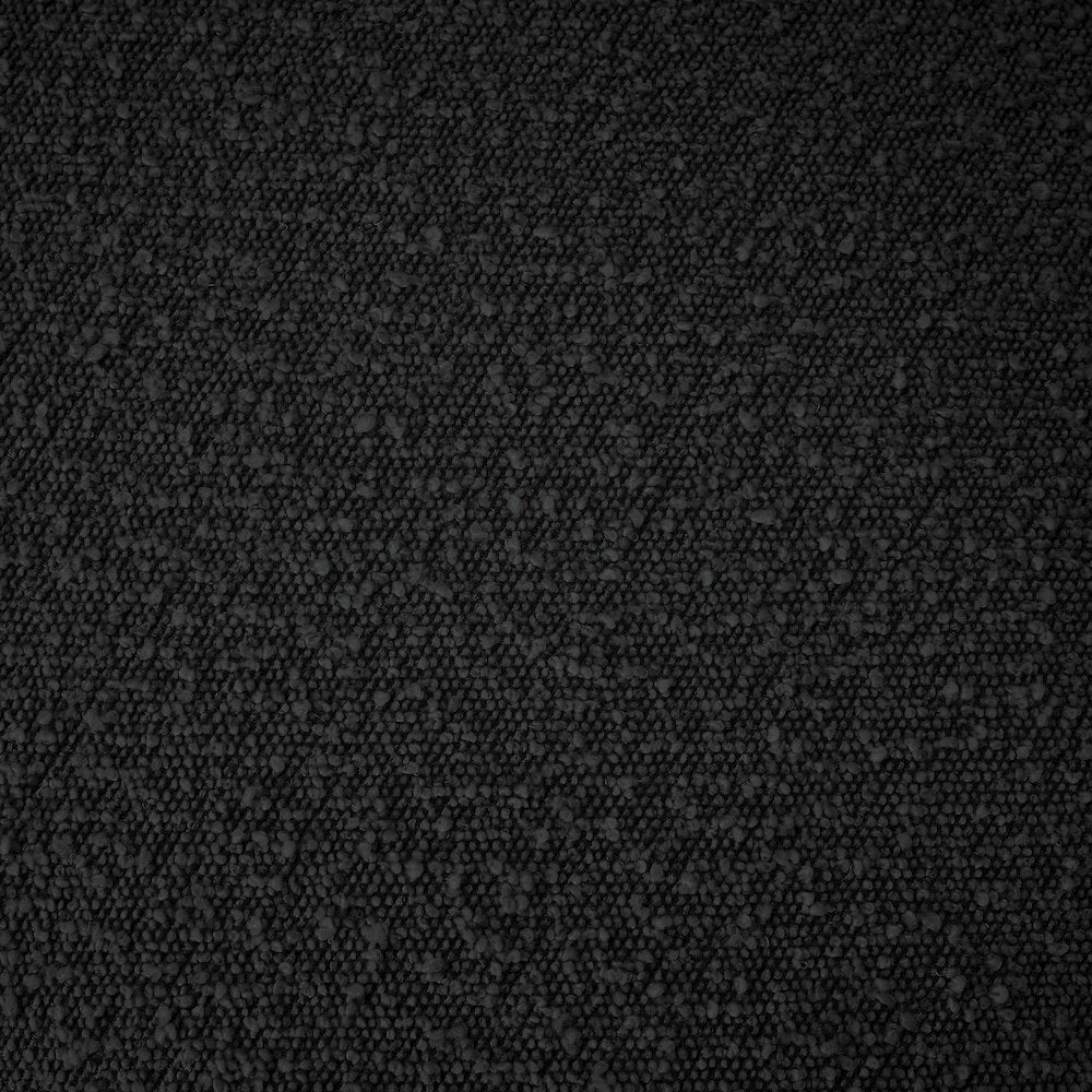 Elias Black Boucle Fabric Twin Bed