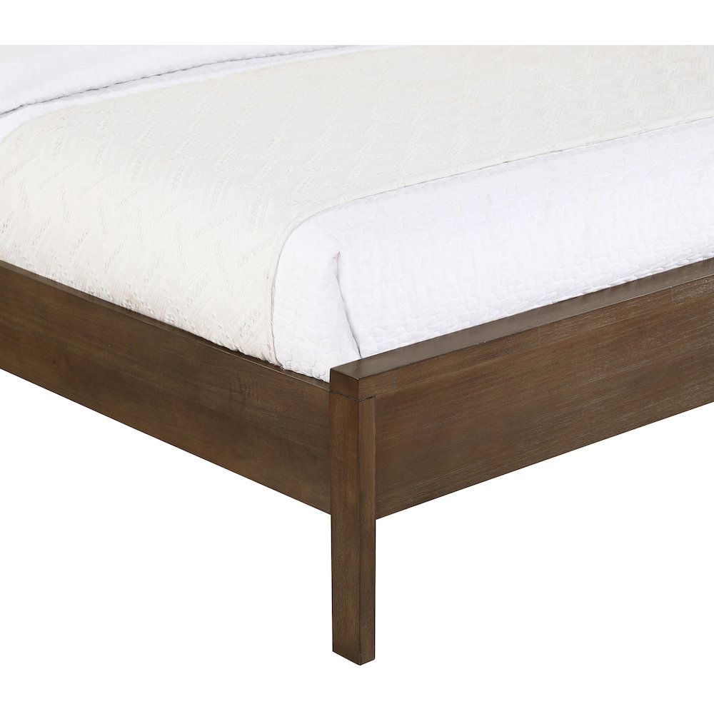 Windsor Brown Solid Wood Full Bed (3 Boxes)