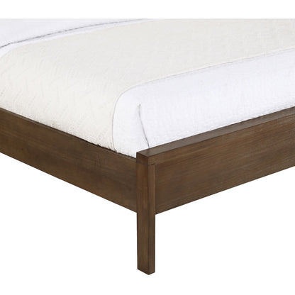 Windsor Brown Solid Wood Full Bed (3 Boxes)