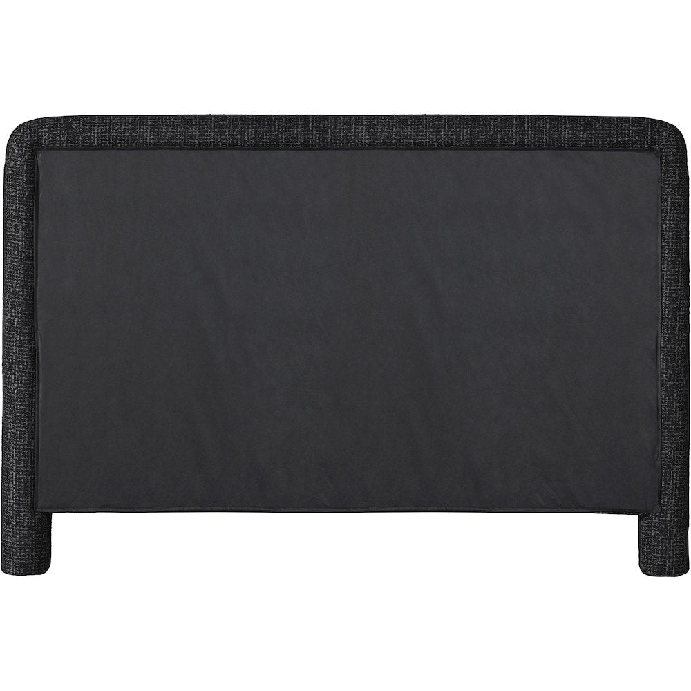 Baylor Black Fabric With Interwoven Chenille Upholstered Full Bed