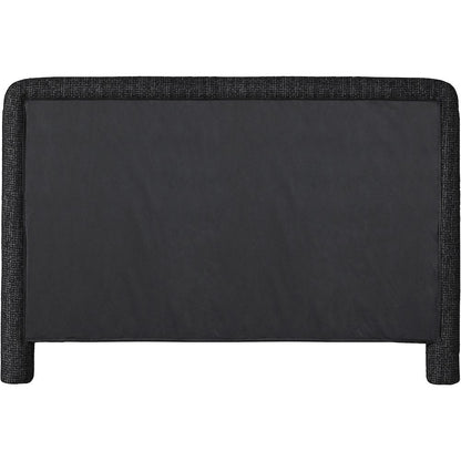 Baylor Black Fabric With Interwoven Chenille Upholstered Queen Bed