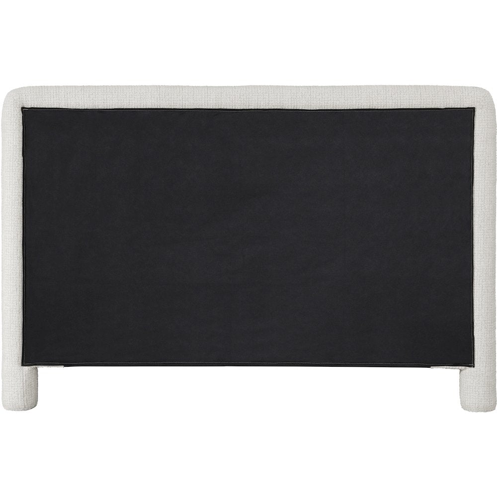 Baylor Cream Fabric With Interwoven Chenille Upholstered King Bed