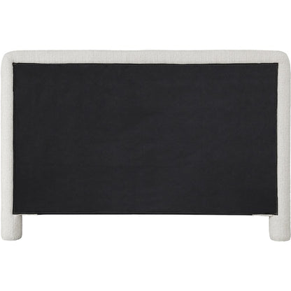 Baylor Cream Fabric With Interwoven Chenille Upholstered King Bed