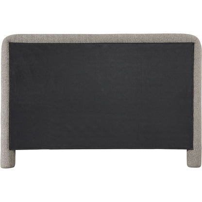 Baylor Taupe Fabric With Interwoven Chenille Upholstered Full Bed