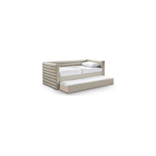 Beverly Beige Vegan Leather Twin Daybed