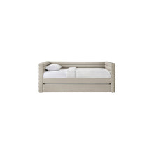 Beverly Beige Vegan Leather Twin Daybed
