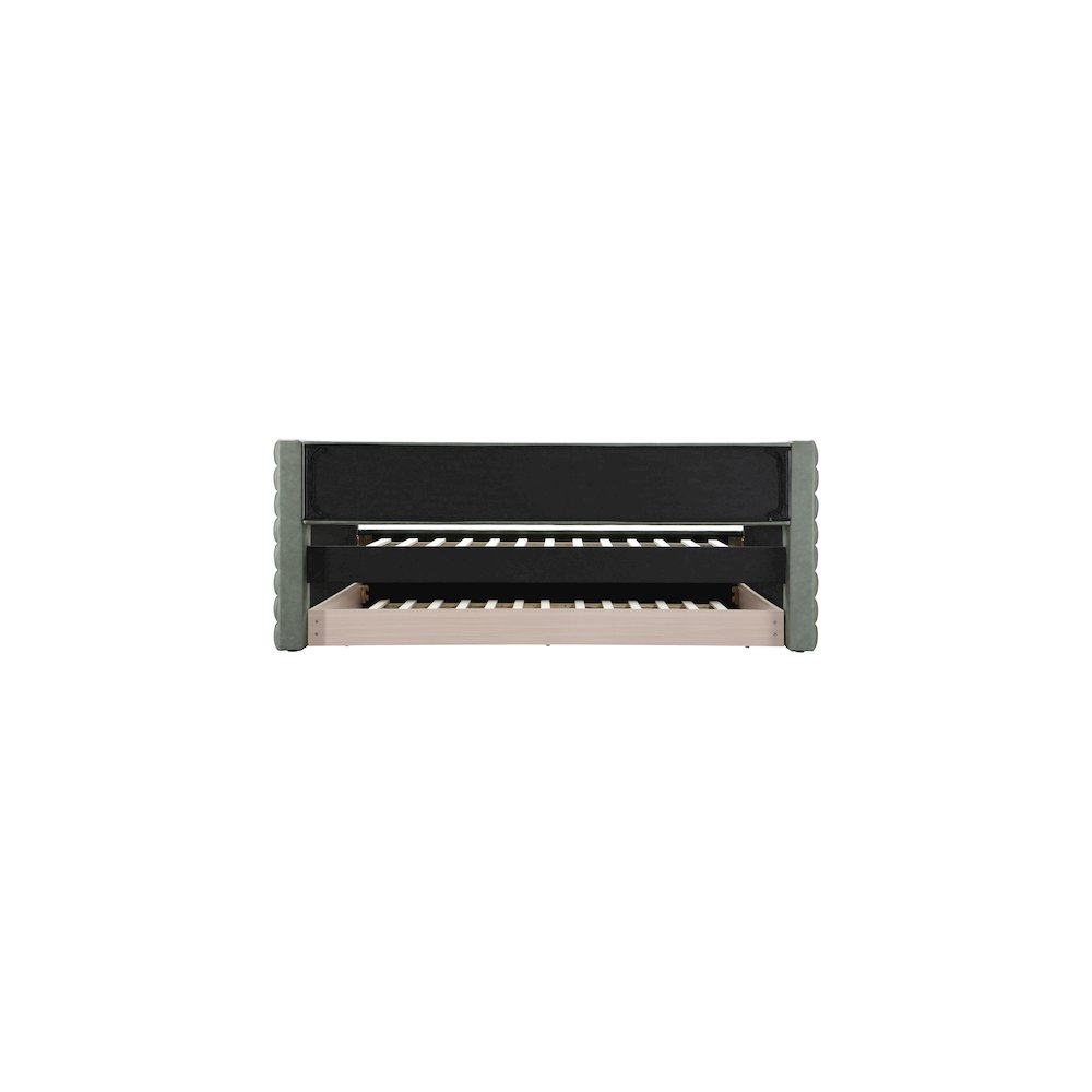 Beverly Green Vegan Leather Twin Daybed