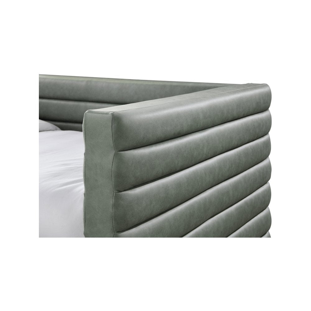 Beverly Green Vegan Leather Twin Daybed