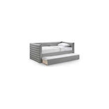 Beverly Grey Vegan Leather Twin Daybed
