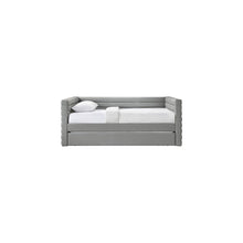 Beverly Grey Vegan Leather Twin Daybed