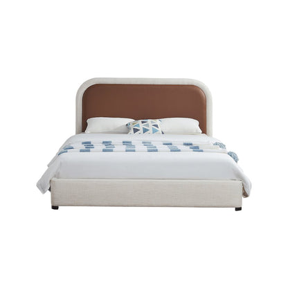 Blake Brown Vegan Leather King Bed