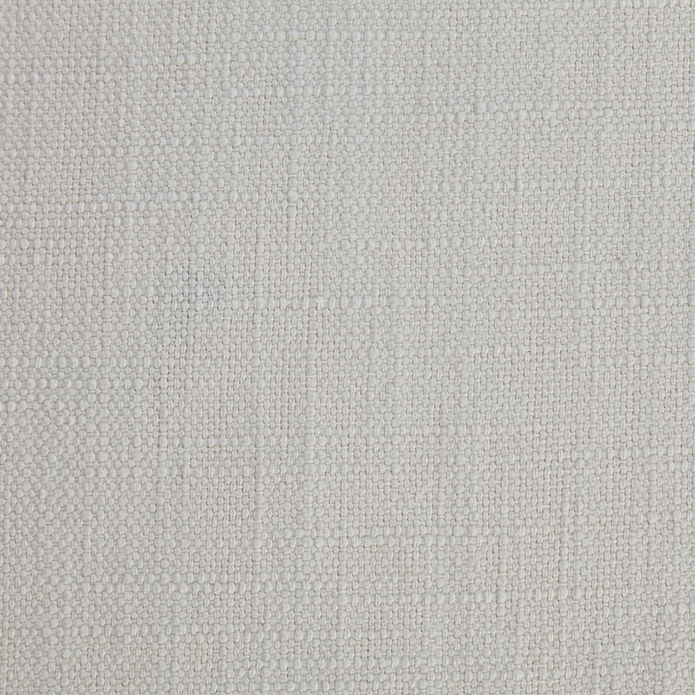 Brooke Cream Linen Textured Fabric Queen Bed