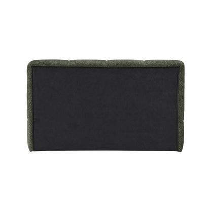 Carlin Olive Chenille Fabric Twin Bed