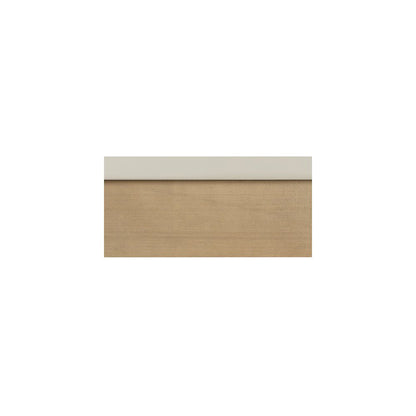 Casa Cream Vegan Leather King Bed