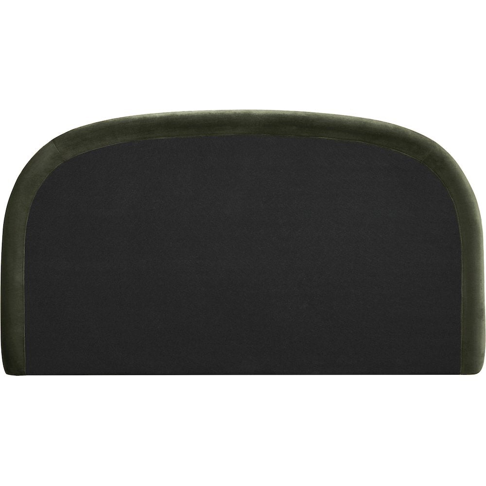 Celine Green Velvet Upholstered Queen Bed