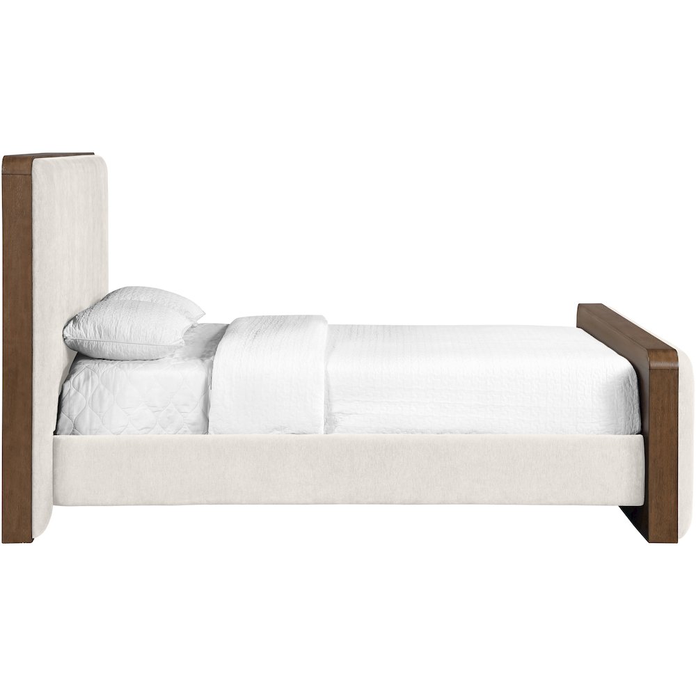 Dalton Cream Fabric Upholstered King Bed