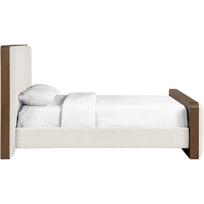 Dalton Cream Fabric Upholstered King Bed