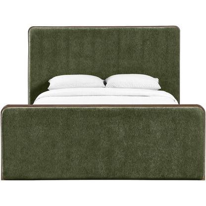 Dalton Green Fabric Upholstered Full Bed (3 Boxes)