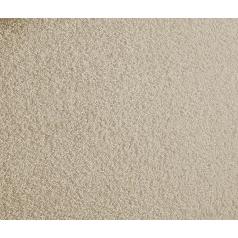 Dane Beige Teddy Fabric Full Bed