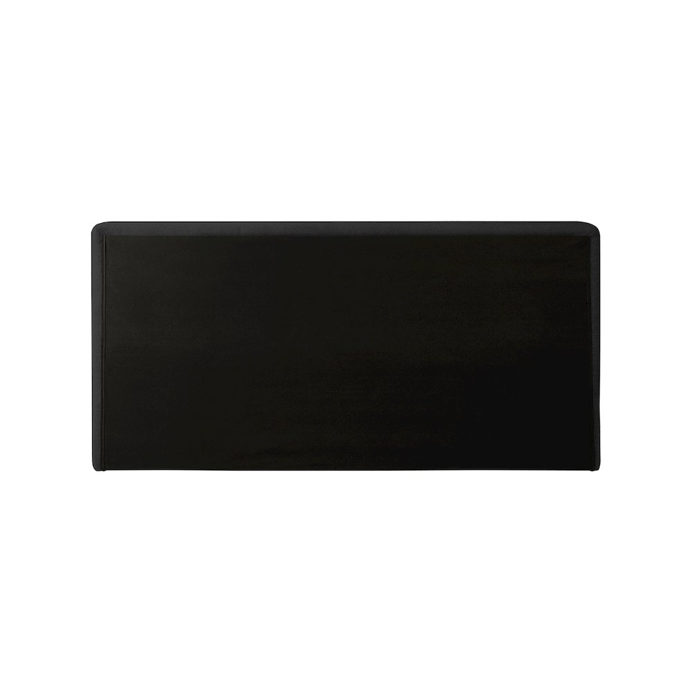 Dane Black Teddy Fabric Full Bed