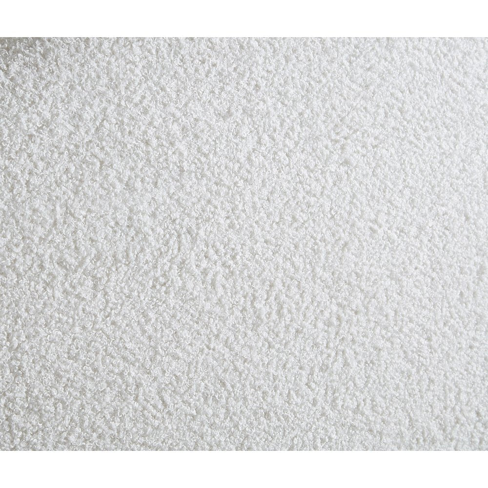 Dane Cream Teddy Fabric King Bed