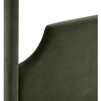 Dawson Green Velvet Upholstered Full Bed