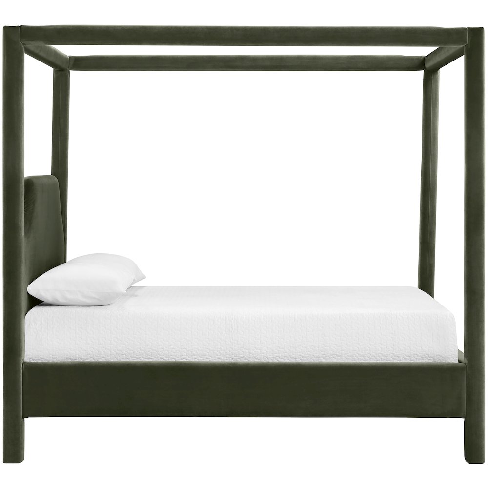 Dawson Green Velvet Upholstered King Bed