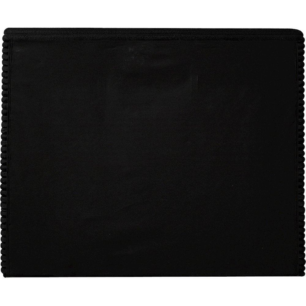 Dexter Black Corduroy Fabric Twin Bed