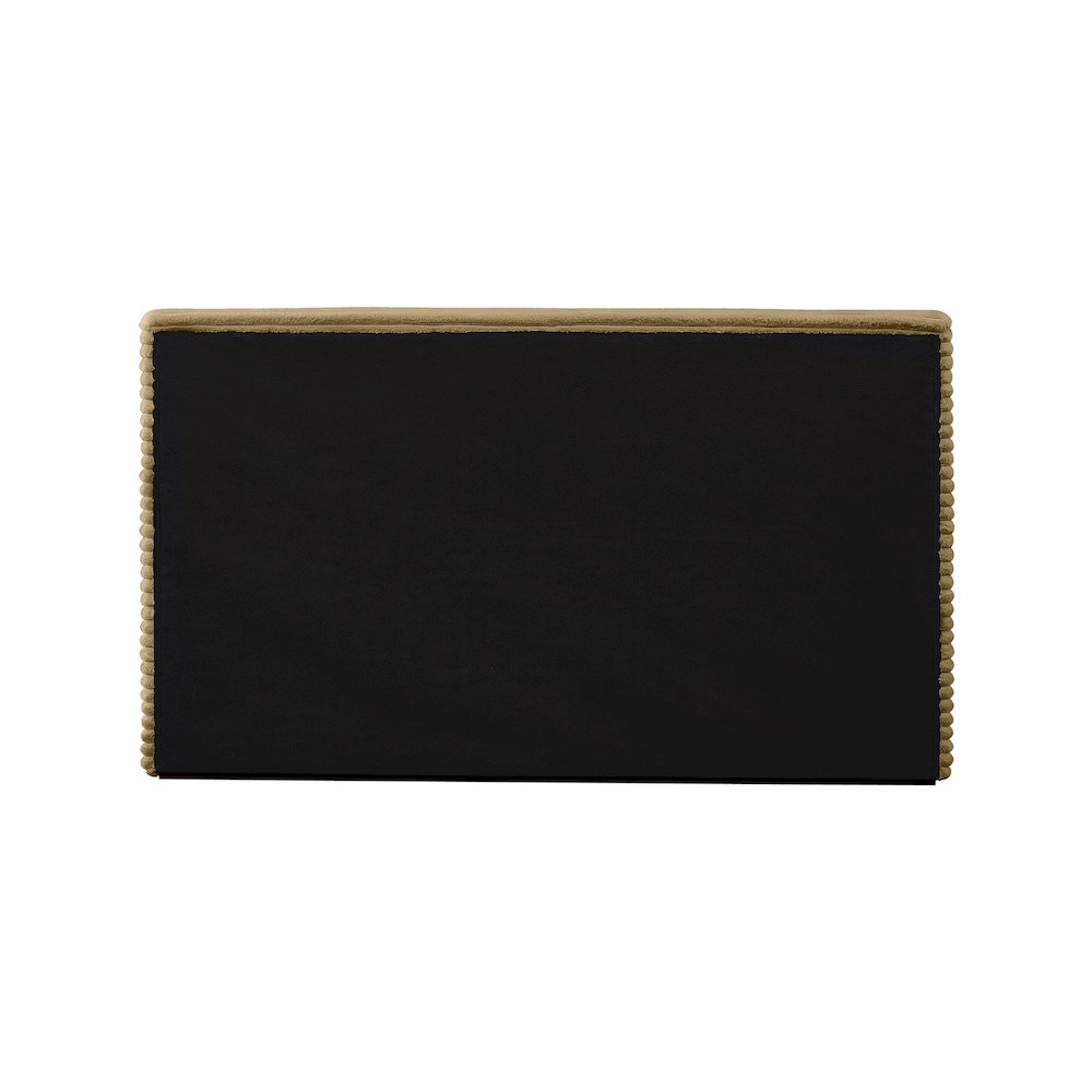 Dexter Camel Corduroy Fabric Full Bed