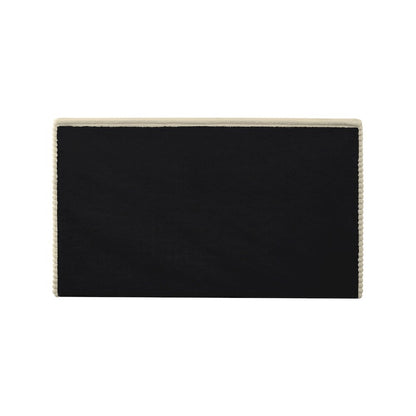 Dexter Cream Corduroy Fabric Full Bed
