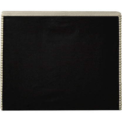Dexter Cream Corduroy Fabric Twin Bed