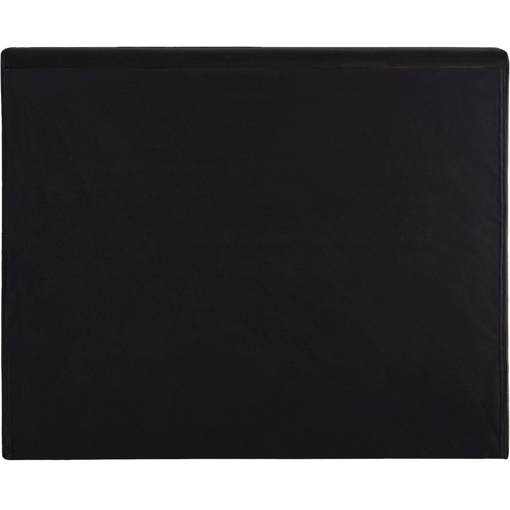Dorian Black Velvet Twin Bed