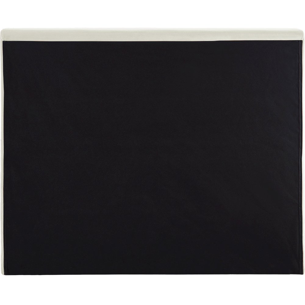 Dorian Cream Velvet Twin Bed