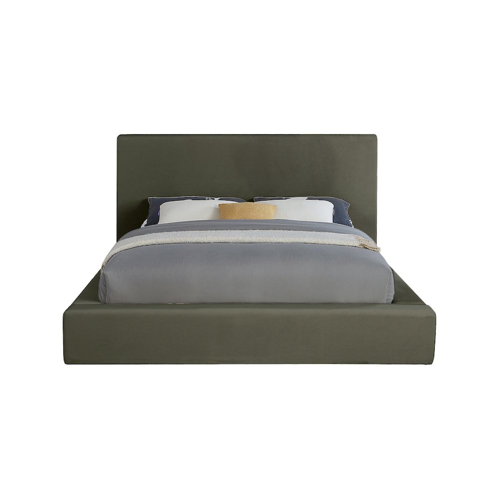 Dorian Green Velvet Full Bed