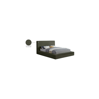 Dorian Green Velvet King Bed