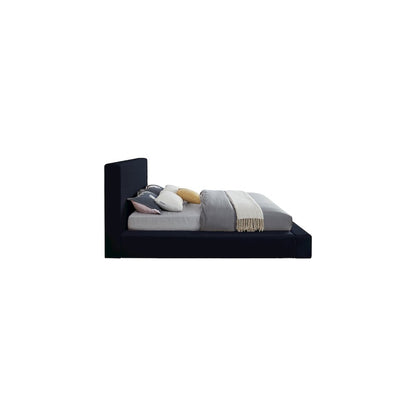 Dorian Navy Velvet Full Bed