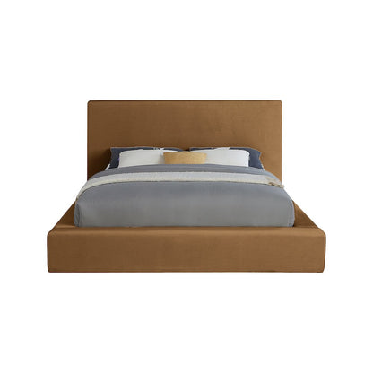 Dorian Saddle Velvet King Bed