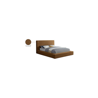 Dorian Saddle Velvet Queen Bed