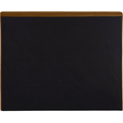 Dorian Saddle Velvet Twin Bed