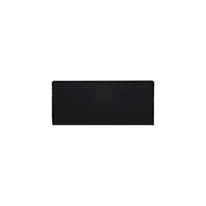 Drew Black Corduroy Fabric Full Bed