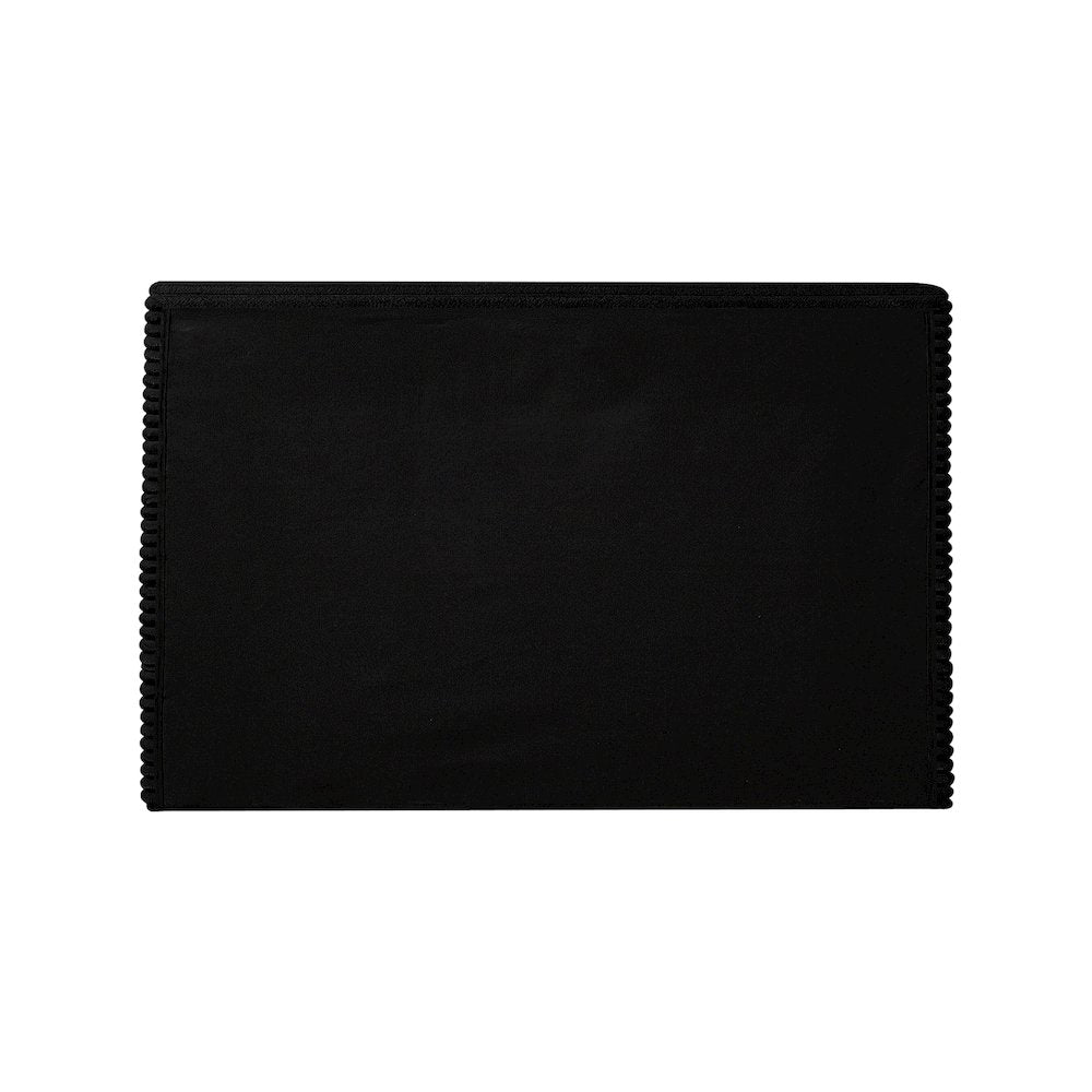 Drew Black Corduroy Fabric Twin Bed