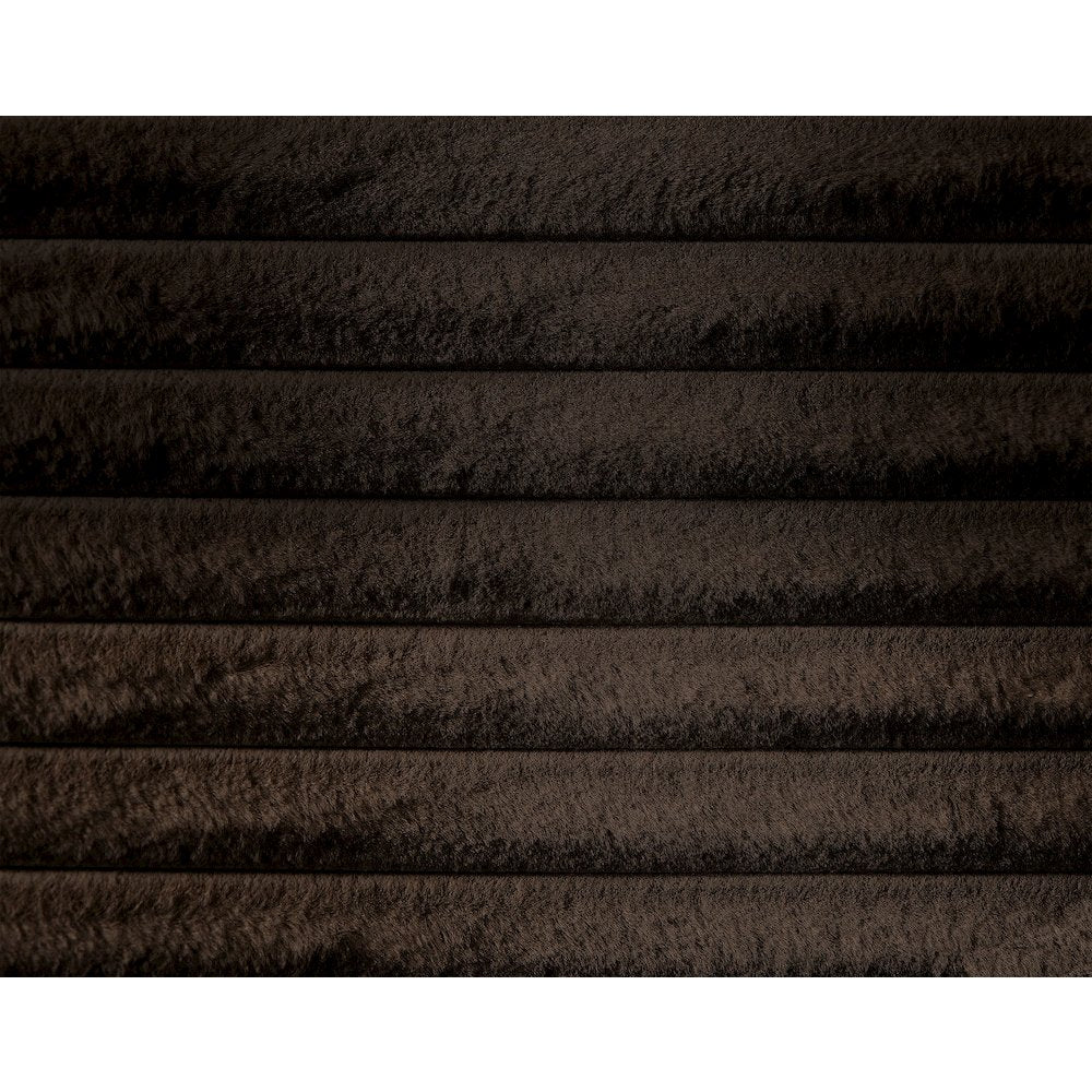 Drew Brown Corduroy Fabric Queen Bed