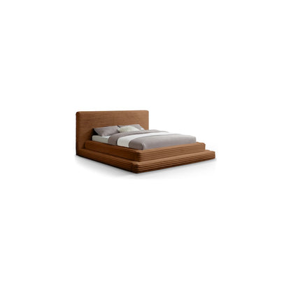 Drew Saddle Corduroy Fabric Full Bed