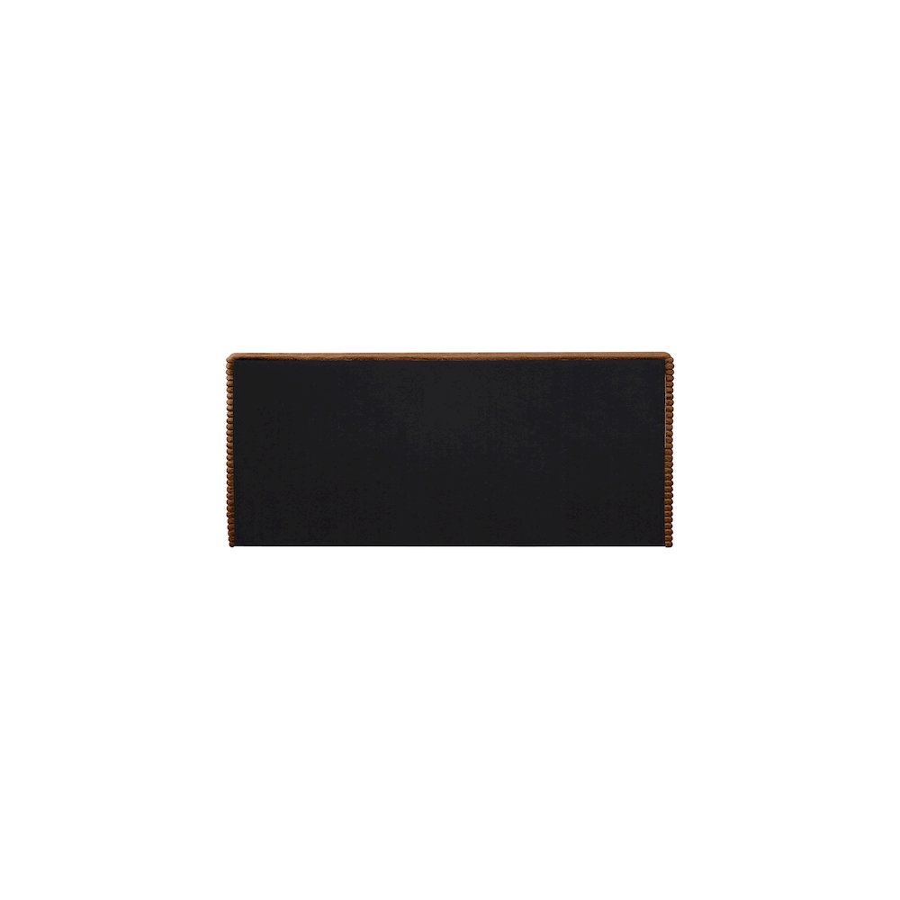 Drew Saddle Corduroy Fabric Queen Bed