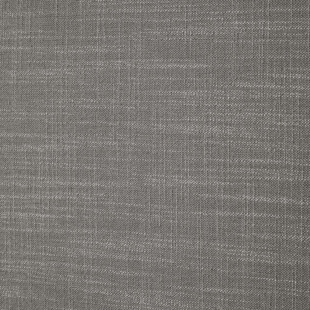 Emerson Grey Linen Textured Fabric Full Bed