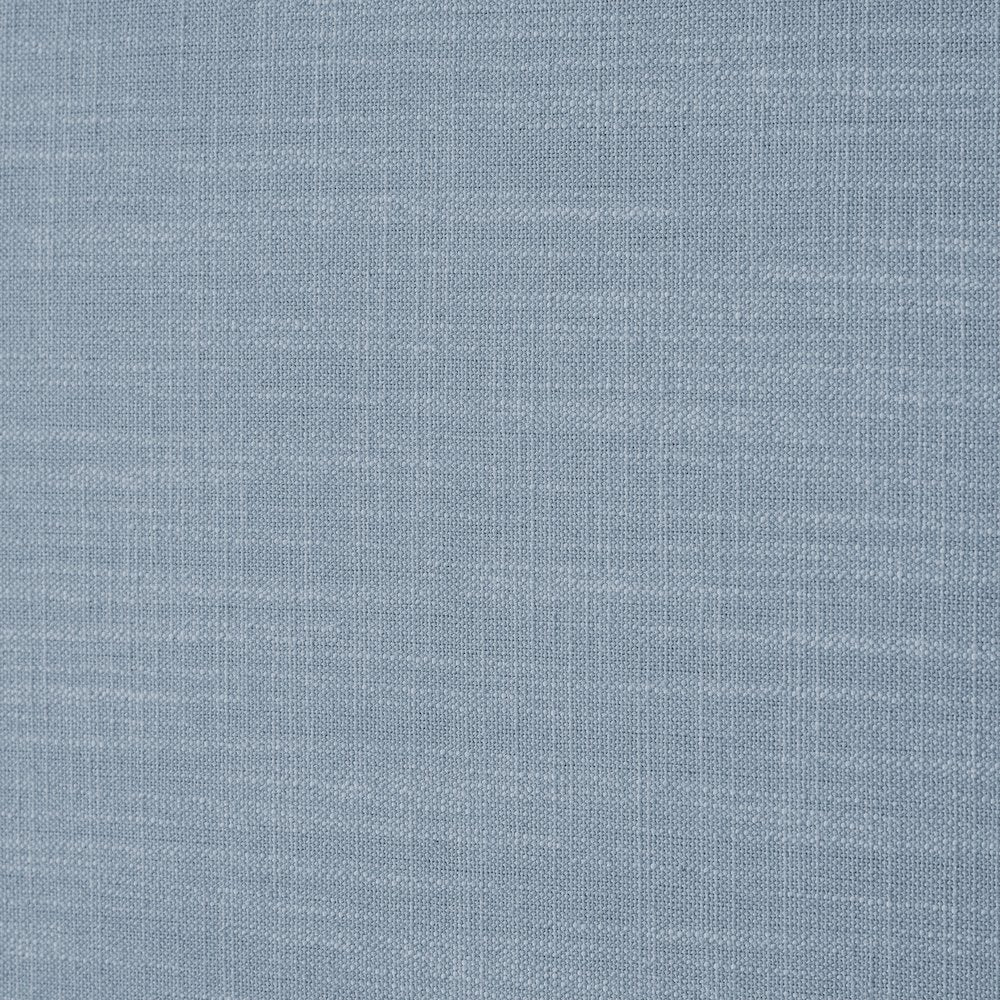 Emerson Sky Blue Linen Textured Fabric Full Bed