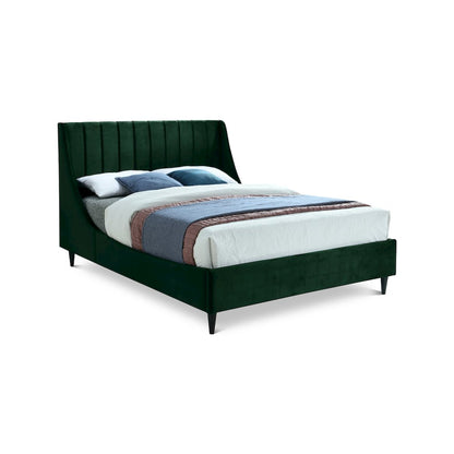 Eva Green Velvet Full Bed