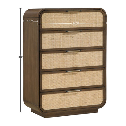 Windsor Brown Solid Wood Chest
