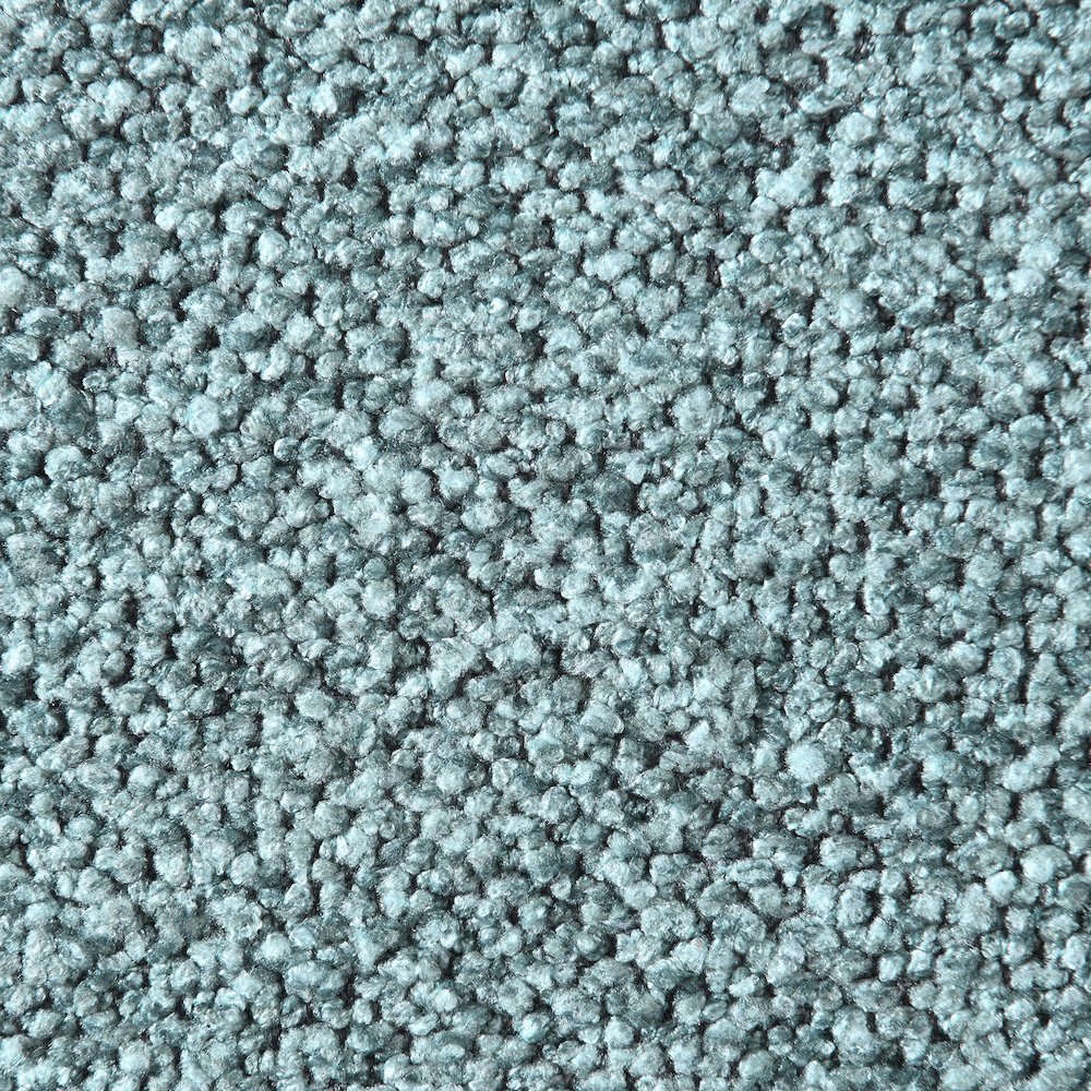 Gavin Blue Chenille Fabric Twin Bed